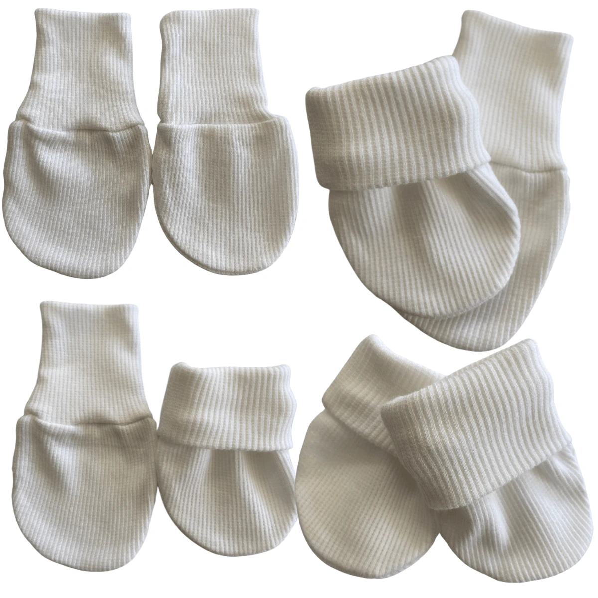 Baby Gloves Kit With 4 Pairs - trắng - Xem 1