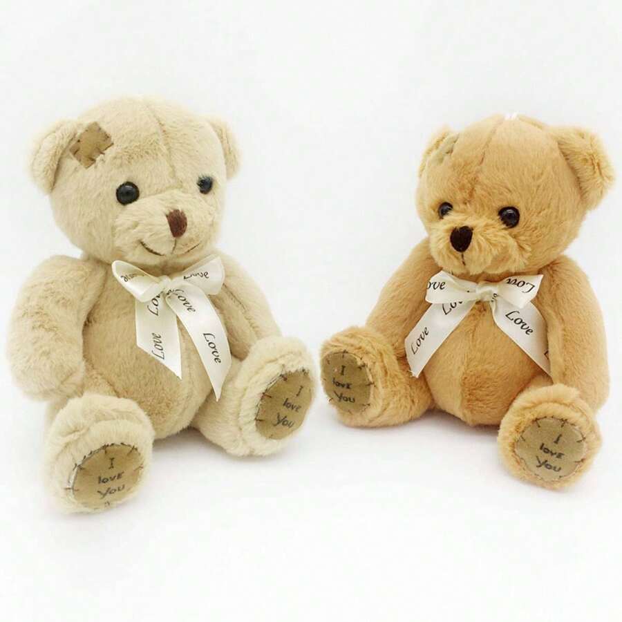 1pc Cartoon Homeless/Hobo Bear Plush Doll, Corporate Event Gift, Claw Machine Doll - Multicolor - View 1