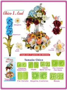 Otros moldes de silicona - KIT CHICO AZUL - MULTICOLOR - Ver 2