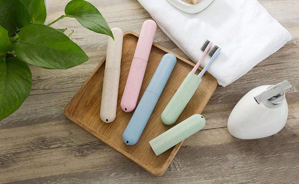 Portable Toothbrush Case, 4 Packs Toothbrush Travel Case, Portable