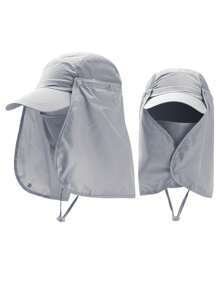 1 件装男士透气速干太阳帽，户外徒步钓鱼防紫外线帽