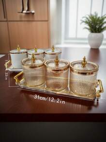 1set Kitchen Storage Jars,Kitchen,Christmas Gift