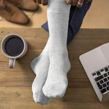 IOMI 6 Pack Mens Non Elastic Bamboo Diabetic Socks (BNG) - Fast Shipping And Quick Delivery - Multicolor - View 5