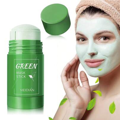 Green Tea Mask For Face, With Green Tea Extract, Deep Pore Cleansing, Moisturizing, Skin Brightening For All Skin Types Of Men And Women