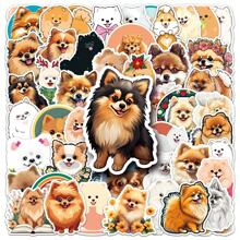 50 件博美犬涂鸦贴纸，可爱卡通贴花贴纸，适用于笔记本电脑、水瓶、行李箱、头盔、滑板、文具、摩托车 - 50張博美狗-1180 - 查看 2