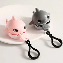 Cartoon Squishy Shark Plush Keychain Doll, Cute Stress Relief Gift - Shape - View 6