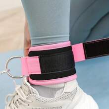 Faixas Elásticas Ajustáveis, Com Argolas em Forma de D Duplas, Tira de Treinamento de Força de Perna de Academia, Acessório de Exercícios de Tornozelo Envolto, Equipamento de Fitness, Acessórios de Academia