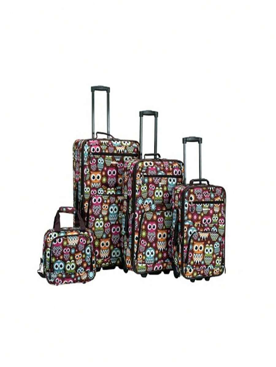 Luggage Set - Owl 4 Pieces - 彩色 - 查看 1