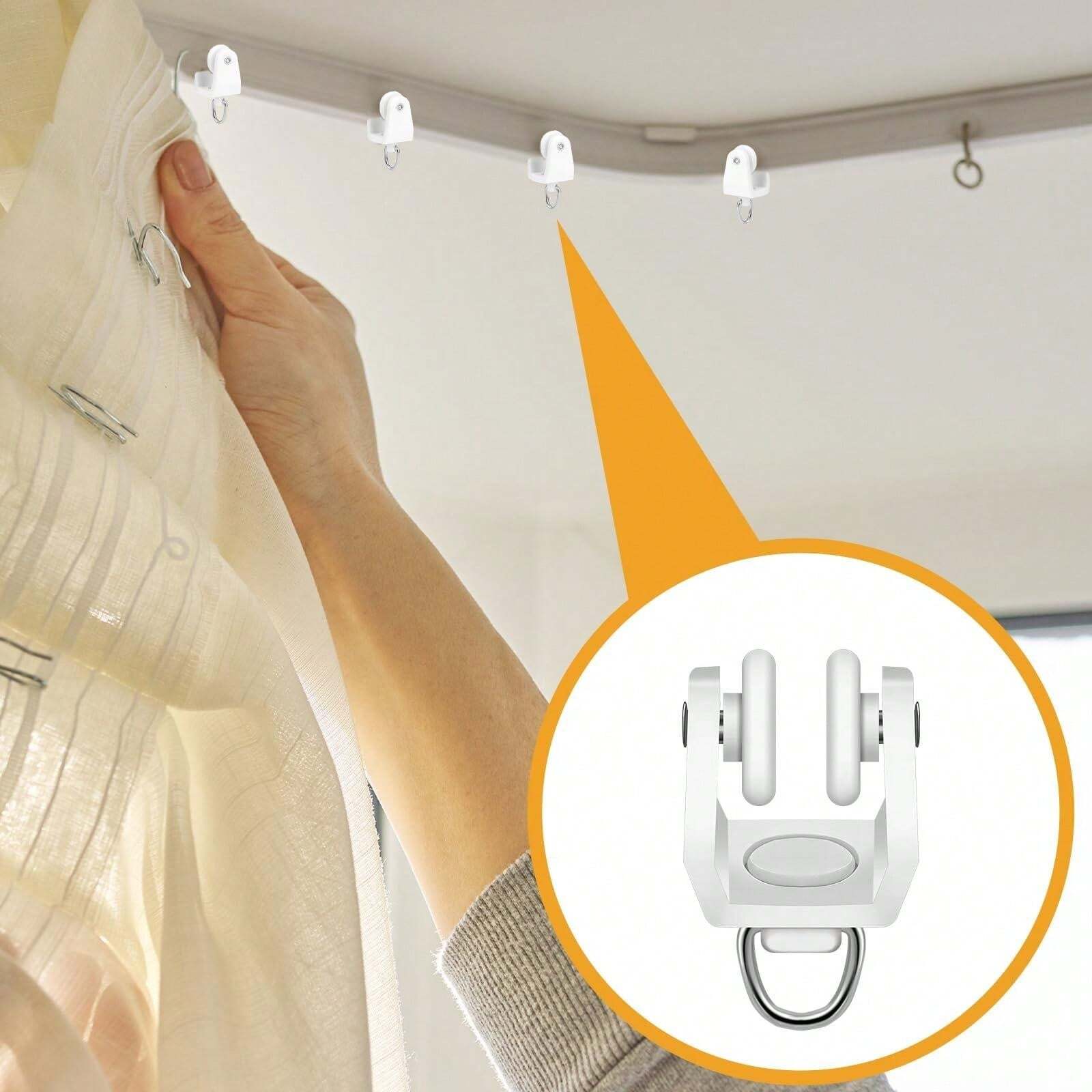 20pcs-curtain-track-rollers-flexible-plastic-curtain-rail-glider