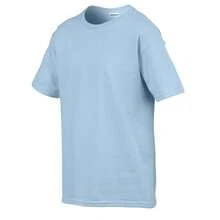 Gildan Childens/Kids SoftStyle Ringspun T-Shirt (Light Blue) - Dusty Blue - View 3