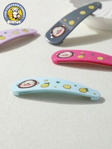 4 cái/bộ Kẹp tóc thiết kế nhân vật hoạt hình Beerus cho bé gái, thích hợp dùng hàng ngày, tiệc tùng, du lịch - Nhiều màu - Xem 6