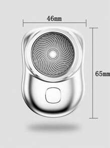 3Pcs Mini Portable Waterproof Electric Shaver TYPE-C Pocket Beard Trimmer Promotion - 銀色 - 查看 5