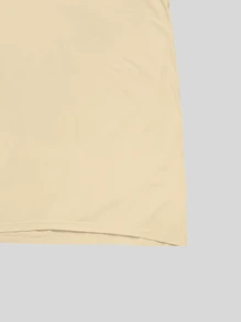 Blouse Oversized T-Shirt Print Good Vibes Only Fashion - 米色 - 查看 5