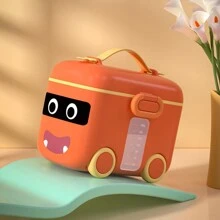 1pc Cute Car Shaped Baby Milk Powder Dispenser Box, Portable Formula Container - Multicolor - View 8