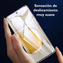 NETONBOX.COM Mica Hidrogel Nano tecnología, Para iPhone Delantera, Flexible Uso Rudo Antigolpes. ¡ Mejor que el cristal templado! - transparente - Ver 5