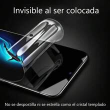 NETONBOX.COM Mica Hidrogel Nano tecnología, Para iPhone Delantera, Flexible Uso Rudo Antigolpes. ¡ Mejor que el cristal templado! - transparente - Ver 4