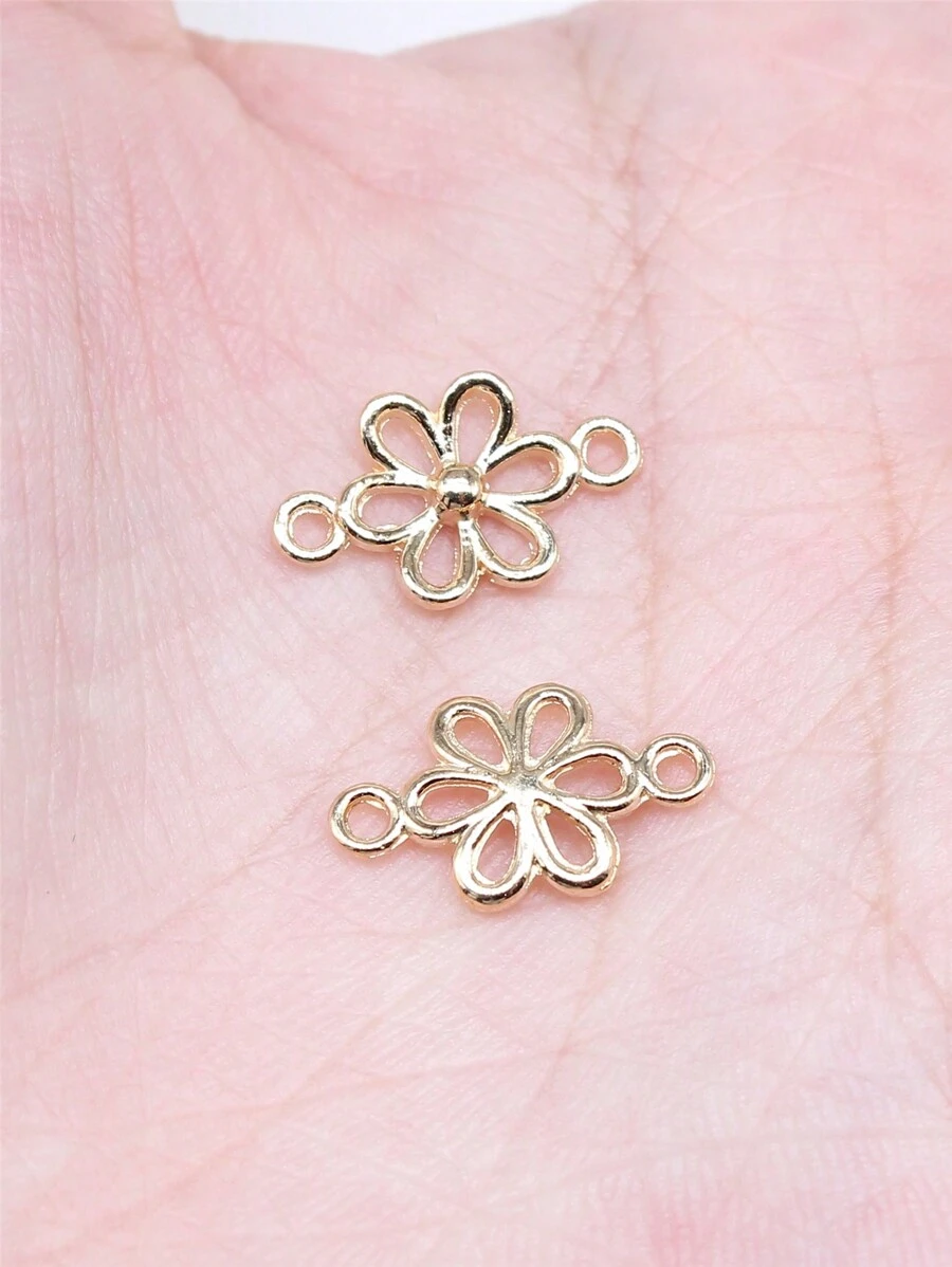 40pcs Flower Connectors DIY Accessory For Beading And Decorations Valentines