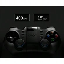 Odbiornik BT + 2.4G + przewodowy/bezprzewodowy kontroler do gier kompatybilny z , PS3, Switch, Apple, smartfonami z Androidem, komputerem, dekoderem TV, idealny do MOBA i gier