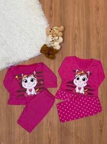 Baby Girls Sets - Màu Hồng Tươi - Xem 1