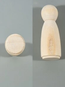 1套木製人偶身體，未完成人形木製人形身體玩偶DIY工藝品，女