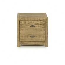 Solid Wood Night Stand, Bedside Table, End Table, Desk With Drawers For Living Room, Bedroom (Grey)