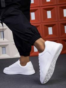 Unisex Chunky Sole Casual White Sneakers