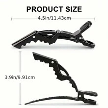 5-delige krokodillenhaarclips in meerdere kleuren - antislip grip, eenvoudig te stylen en te gebruiken in de salon voor haarverf, permanenten en secties - hoogwaardige plastic krokodillenklemmen voor kappers en thuisgebruikers, haartools, haarproducten en accessoires voor kapperssalons, beauty reisbenodigdheden, terug naar school, essentiële reisbenodigdheden voor op reis, haaraccessoires voor vrouwen