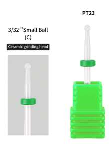 1 件专业陶瓷指甲钻头电动工具配件美甲刀修甲抛光研磨工具用品