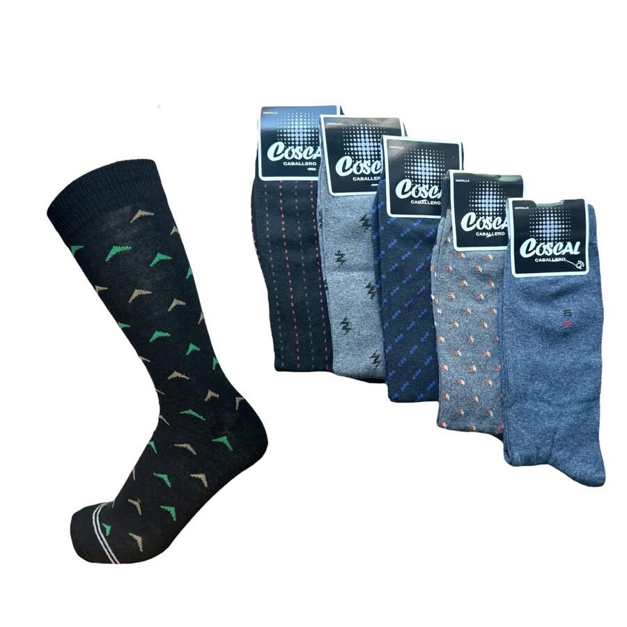10 pares de Calcetín de vestir para Caballero - Multicolor - Ver 1