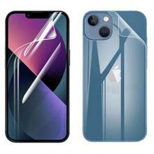 NETONBOX.COM 2 Micas Hydrogel Nano Technology, Front And Rear, Ultra Clear Transparent Flexible Screen Protector Heavy Duty Shockproof Self-Repairing Anti-Scratch High Touch Sensitivity Easy Installation Bubble-Free Impact Resistant For Smartphone - Clear - View 1