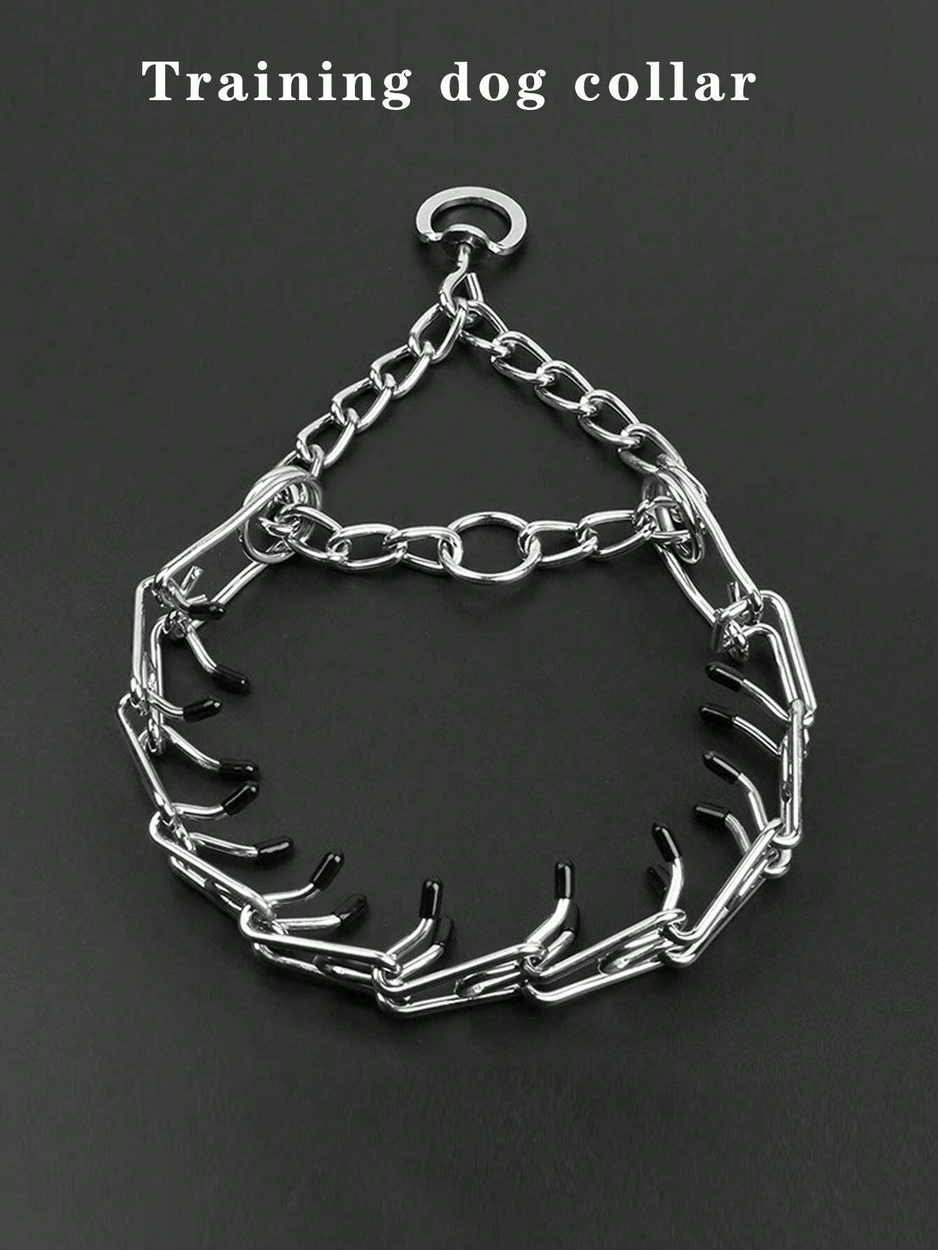 Training Spiked Dog Choke Chain Collar For Medium & Large Dogs