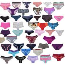 Women's Pack Of 6 Or 12 Randomly Assorted Styles Of Bikini, Thong, And Briefs - Gói 6 món Bikini các loại ngẫu nhiên - Xem 2