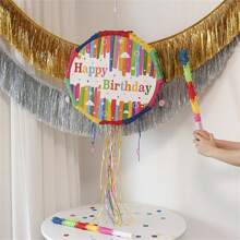 Piñata Theme, Mexican Traditional Party, Piñata Hitting, Festival Game, Birthday Gift, Candy Paper, 2 Ways To Play, Happy Birthday, Mexican Piñata, Traditional Paper Party Supplies, Crushed Candy, Piñata, Birthday Party, Traditional Piñata, Party Game