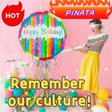 Piñata Theme, Mexican Traditional Party, Piñata Hitting, Festival Game, Birthday Gift, Candy Paper, 2 Ways To Play, Happy Birthday, Mexican Piñata, Traditional Paper Party Supplies, Crushed Candy, Piñata, Birthday Party, Traditional Piñata, Party Game