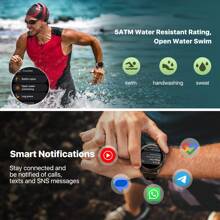 全新原装 TicWatch Pro 5 Enduro Wear OS 智能手表 男士 90 小时电池续航时间 110+ 种锻炼模式 7/24 心率指南针 兼容 Android - 砂岩 - 查看 9