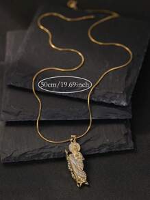 1 Pc Gree St.Jude Necklace Saint Jude  Style Chain - Gold - View 5
