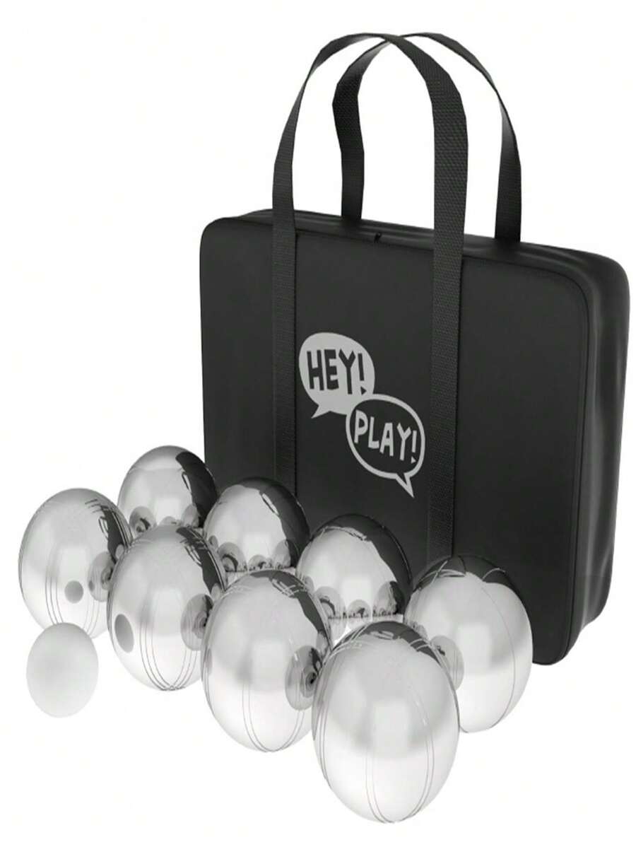 Hey Play 80-10606 Petanque Boules Set For Bocce - Multicolor - View 1