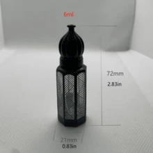 6ml Perfume Refill Bottle - Black - View 1