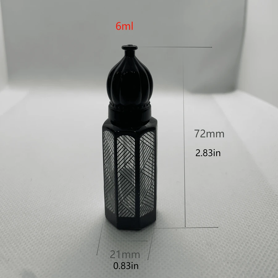 6ml Perfume Refill Bottle - Black - View 1