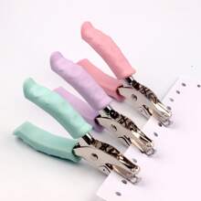 1pc Mini Cute Paper Punch Hole Plier - Leather Belt Puncher Round 2.0mm 2.5mm 3.0mm 3.5mm 4.0mm Hole Punch - 6mm Round Single Hole Puncher - Office Mini Punching Tool - Applicable For Note Taking, School, Office, Accounting, Study, Signature, Drawing, Exam, And Other Multi-Functional Punches - Suitable For Gifts, Birthday, Travel, Graduation, Housewarming, Party, Friends, Kids, Teachers - 6mm Round Single Hole Punch/03 - View 7