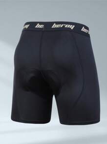 BEROY Boyfriend Style Men's Cycling Underwear 4D Padded Bike Shorts Gel Padding Mountain Biking Bicycle MTB Liner Lightweight Bicycle Gear - Black - View 3