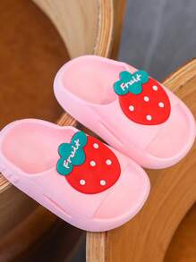 Cloud Flip Flop Fruit Slide Children's Youth Fashion Girl - Hồng - Xem 7