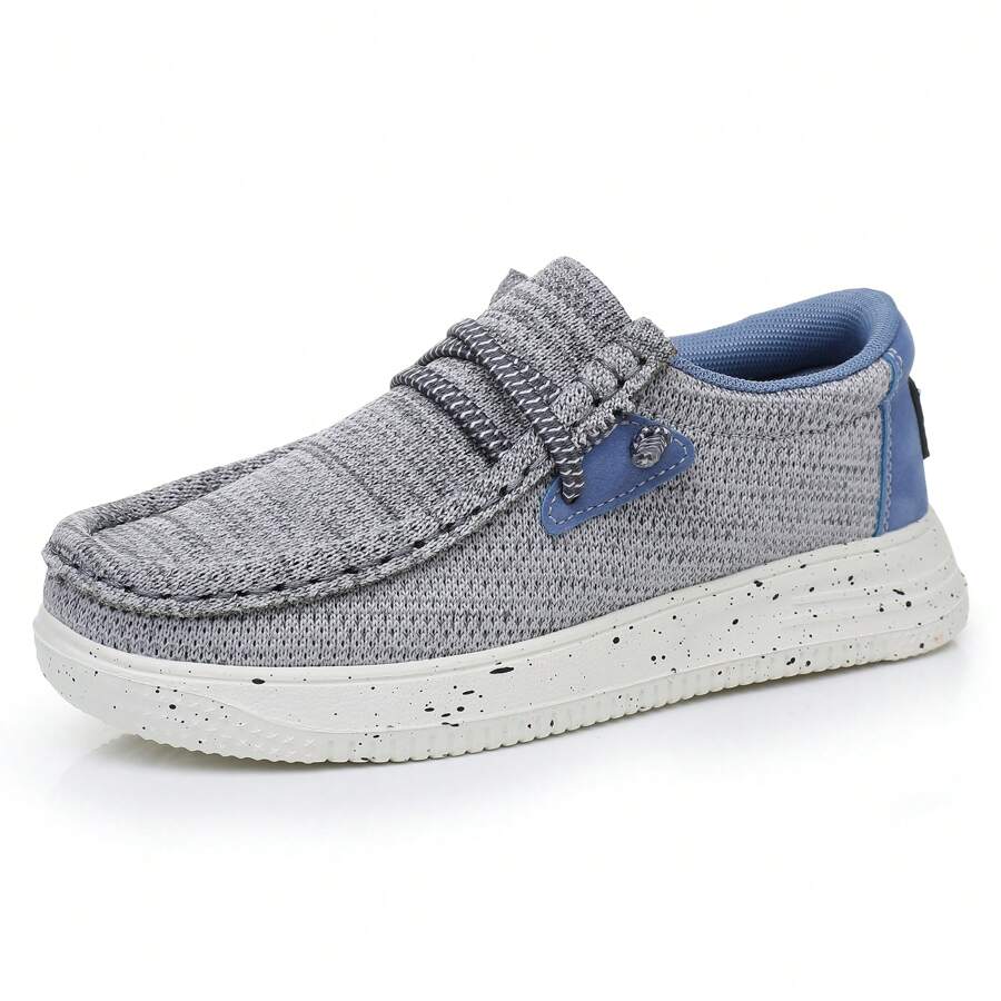 Boys Loafers Slip On Shoes Girls Casual Walking Shoes (Toddler/Little Kid/Big Kid) - Grey - View 1