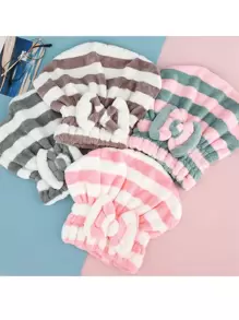 1 pièce Turban cheveux super absorbant, serviette de bain rapide à sécher pour femmes aux cheveux longs, bonnet de douche, produits et accessoires capillaires pour salon de coiffure, essentiels de beauté et de voyage, rentrée scolaire, vacances, accessoires capillaires pour femmes