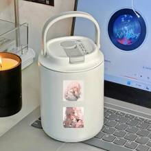 59 张图案涂鸦贴纸套装，动漫女孩和猫，适用于 DIY 书籍、笔记本、铅笔盒、水瓶、手机壳、笔记本电脑、头盔等。（4 张套装） - 彩色 - 查看 4