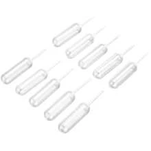 50/100pcs Mini Cupcake Droppers Squeezable Pipette Dessert Droppers Teddy Cake Decorations - Transparent - View 6