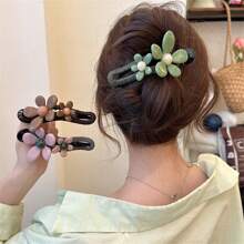 Korean Style, High-End Feel, Flower Hair Clip For Buns, 2024 New - Multicolor - View 11