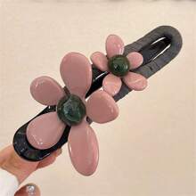 Korean Style, High-End Feel, Flower Hair Clip For Buns, 2024 New - Multicolor - View 13