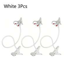 Black / White / Pink Mobile Phone Holder Flexible Adjustable Cellphone Holder Clip Support Telephone Home Bed Desktop Mount Bracket Smartphone Stand