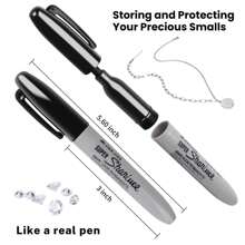 Durable Diversion Safe Marker Pen - Discreet Hidden Storage For Small Valuables - Perfect Fun Gift For Home & Dorm Decor, Plastic, Non-Waterproof - Pack Of 1